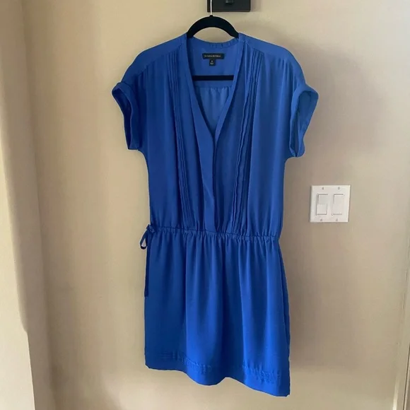 Banana Republic Royal Blue Short Sleeve Dress - Picture 3 of 11
